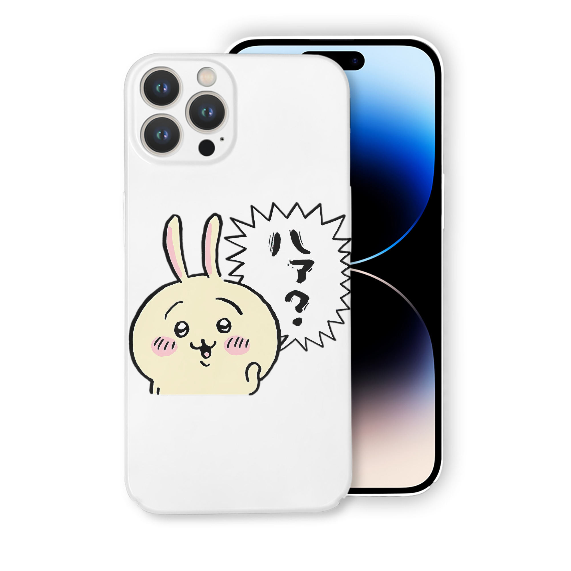 （画像用） ちいかわ うさぎ Chii-kawa usagi 【iPhone 14シリーズ対応】ハードケース